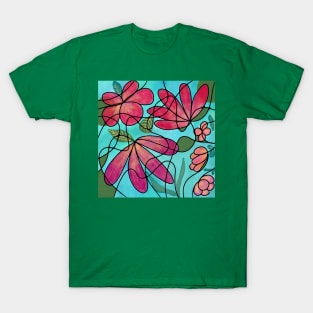 NEUROGRAPHIC FLOWERS WATERCOLORS T-Shirt